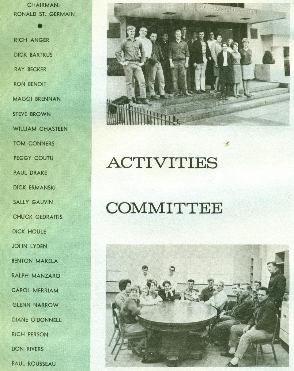 Worcester Industrial Technical Institute Class of 1967 Yearbook Activities Committee