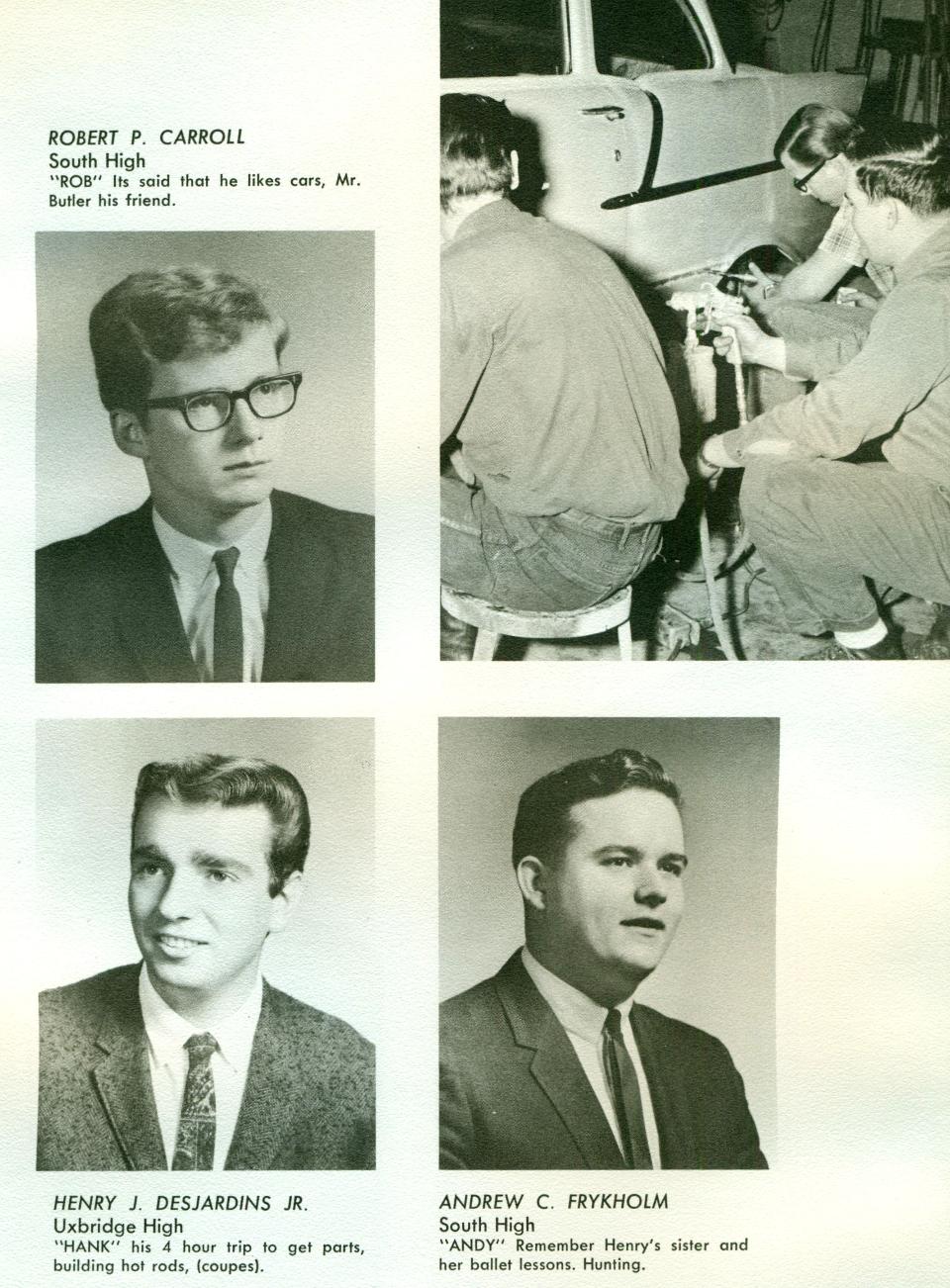 Worcester Industrial Technical Institute Class of 1967 Yearbook Auto Mechanics