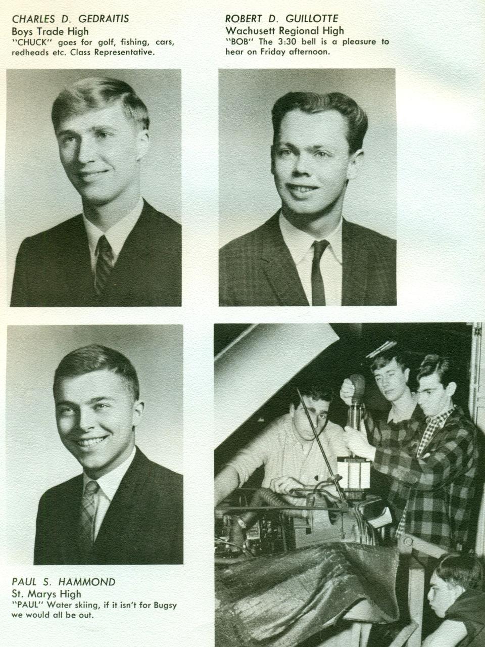 Worcester Industrial Technical Institute Class of 1967 Yearbook Auto Mechanics