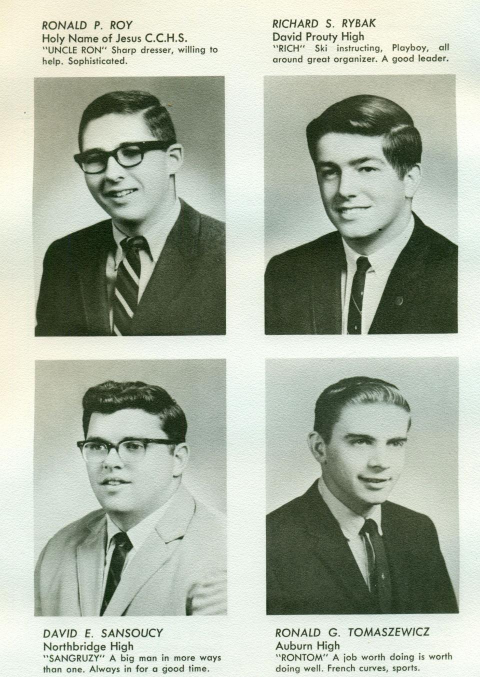 Worcester Industrial Technical Institute Class of 1967 Yearbook Drafting