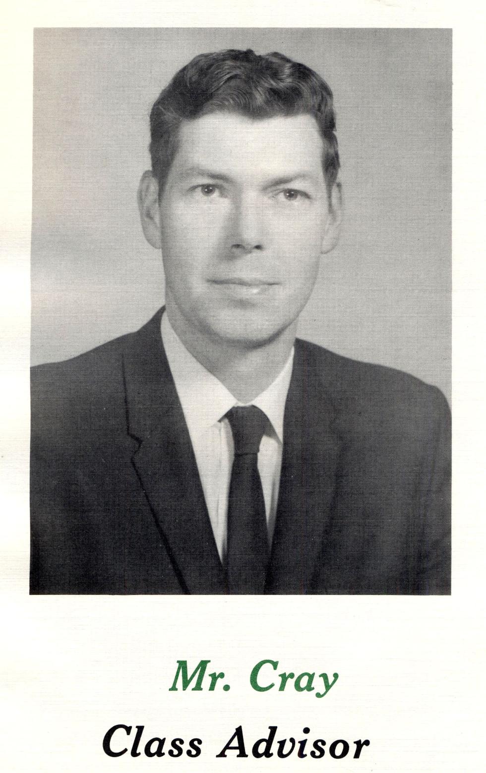 Worcester Industrial Technical Institute Class of 1968 Yearbook Data Processing Mr Cray - Class Advisor