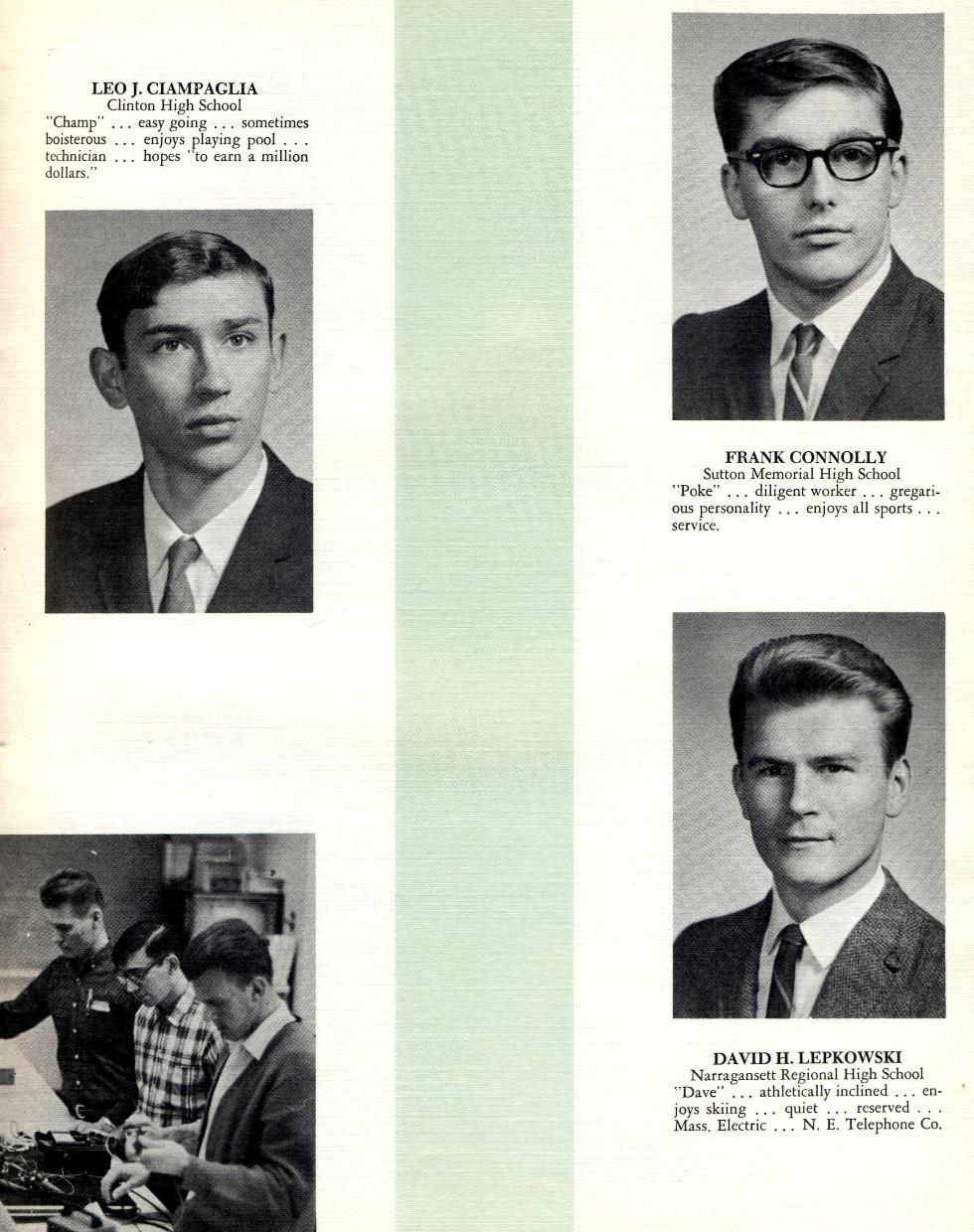 Worcester Industrial Technical Institute Class of 1968 Yearbook Electrical Power Technology
