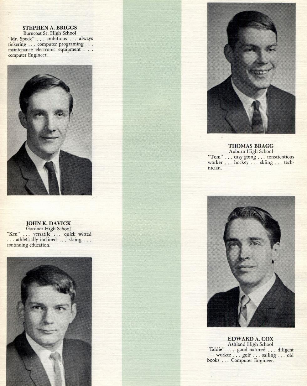 Worcester Industrial Technical Institute Class of 1968 Yearbook Industrial Electronics