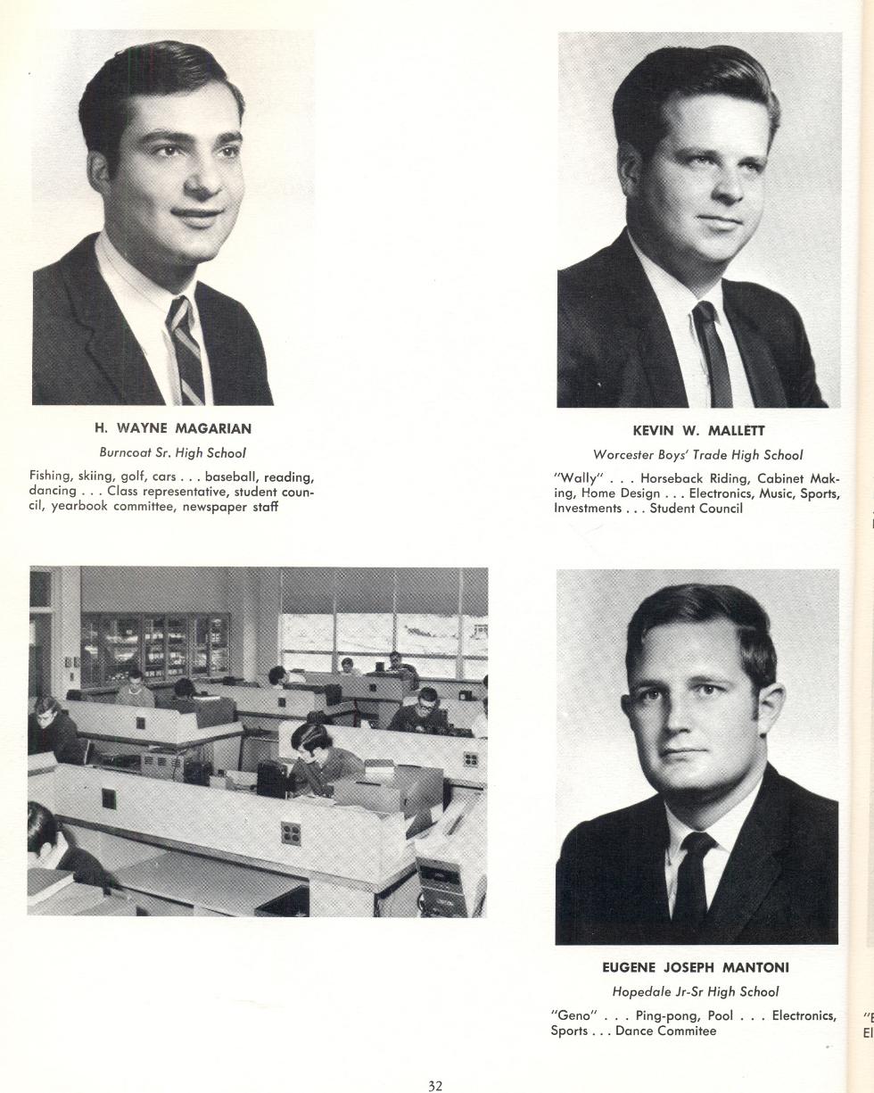 Worcester Industrial Technical Institute - Class of 1969 - Electronics Technology