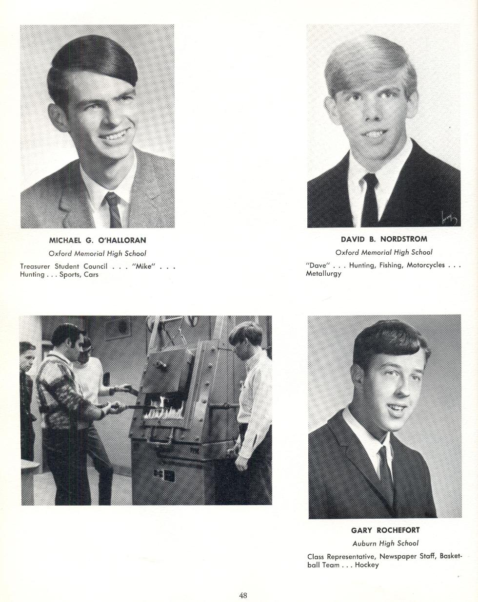 Worcester Industrial Technical Institute - Class of 1969 - Metals Technology