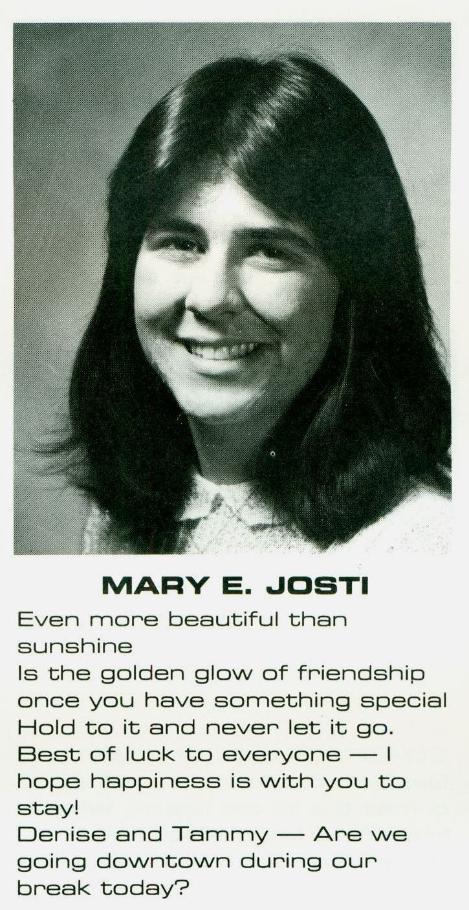 Mary E Josti - WITI 1982 Data Processing