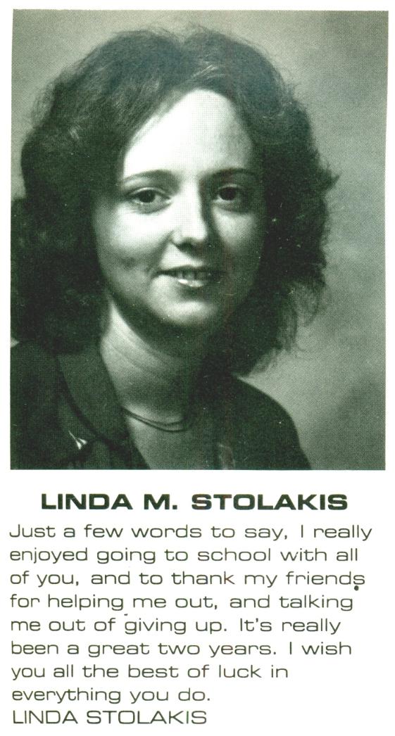 Linda M Stolakis WITI 1982 Data Processing