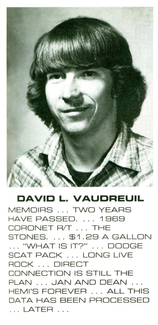 David L Vaudreuil WITI 1982 Data Processing