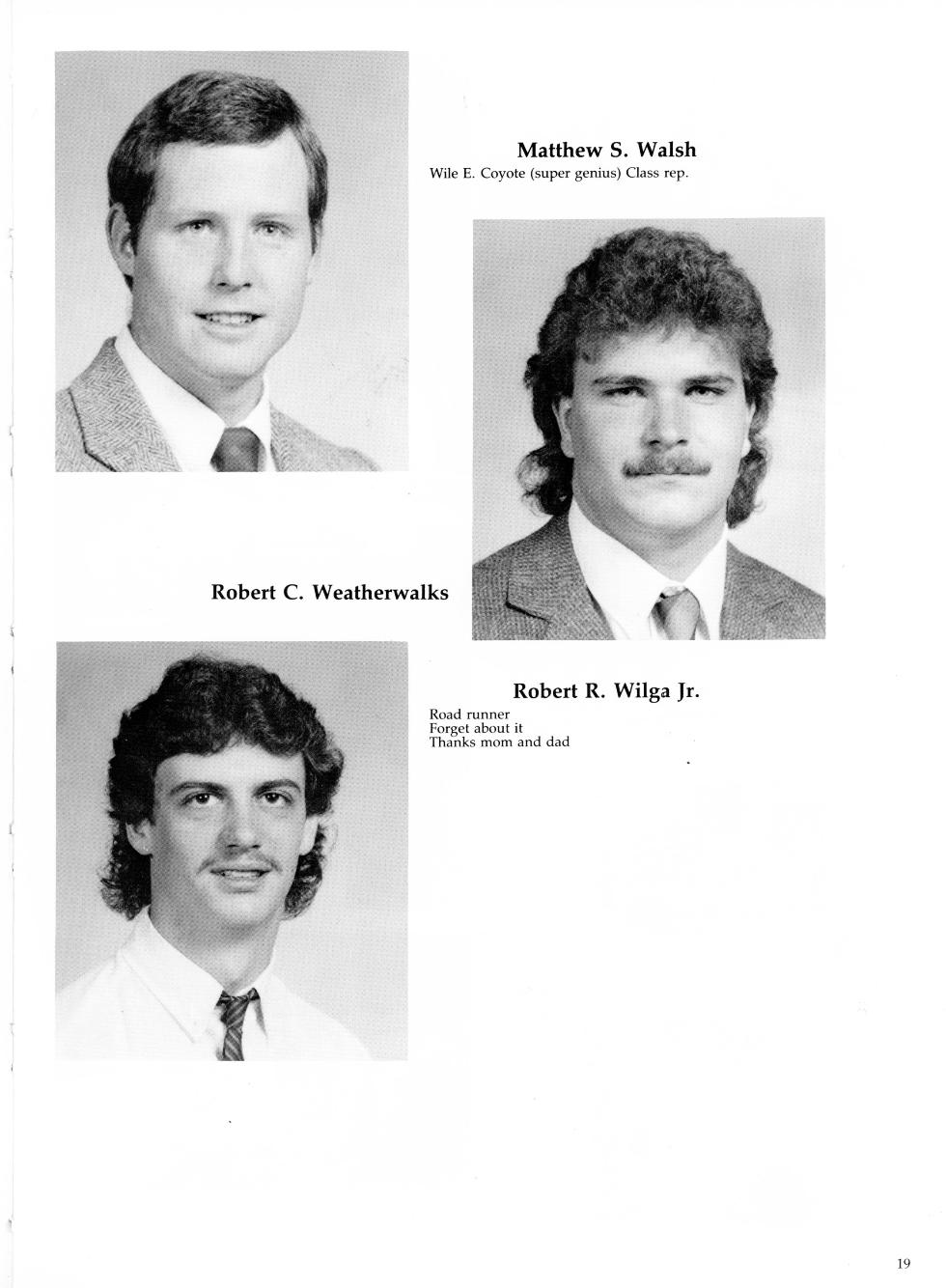 Worcester Industrial Technical Institute Class of 1987 Yearbook Architecture & Construction Matthew Walsh