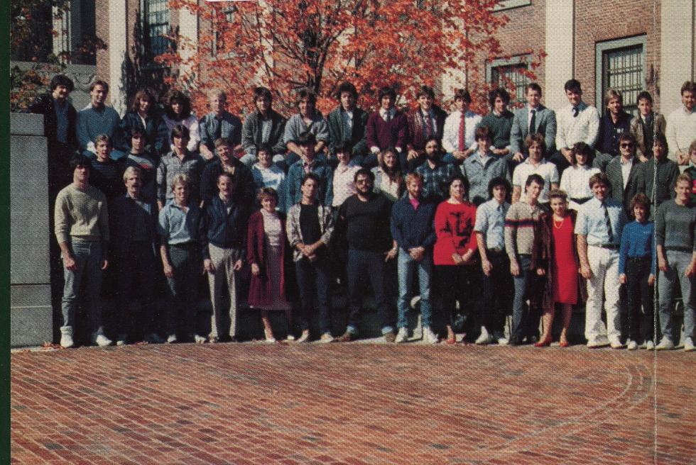 Worcester Industrial Technical Institute Class of 1987 Yearbook Class Photo