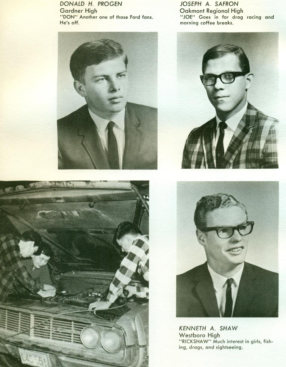 Worcester Industrial Technical Institute Class of 1967 Yearbook Auto Mechanics