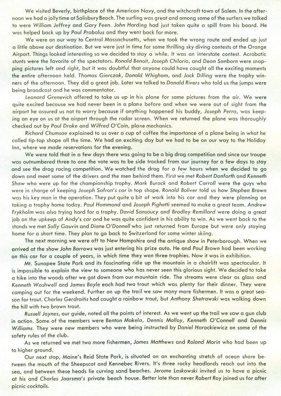 Worcester Industrial Technical Institute Class of 1967 Yearbook Class Prophesy - 2