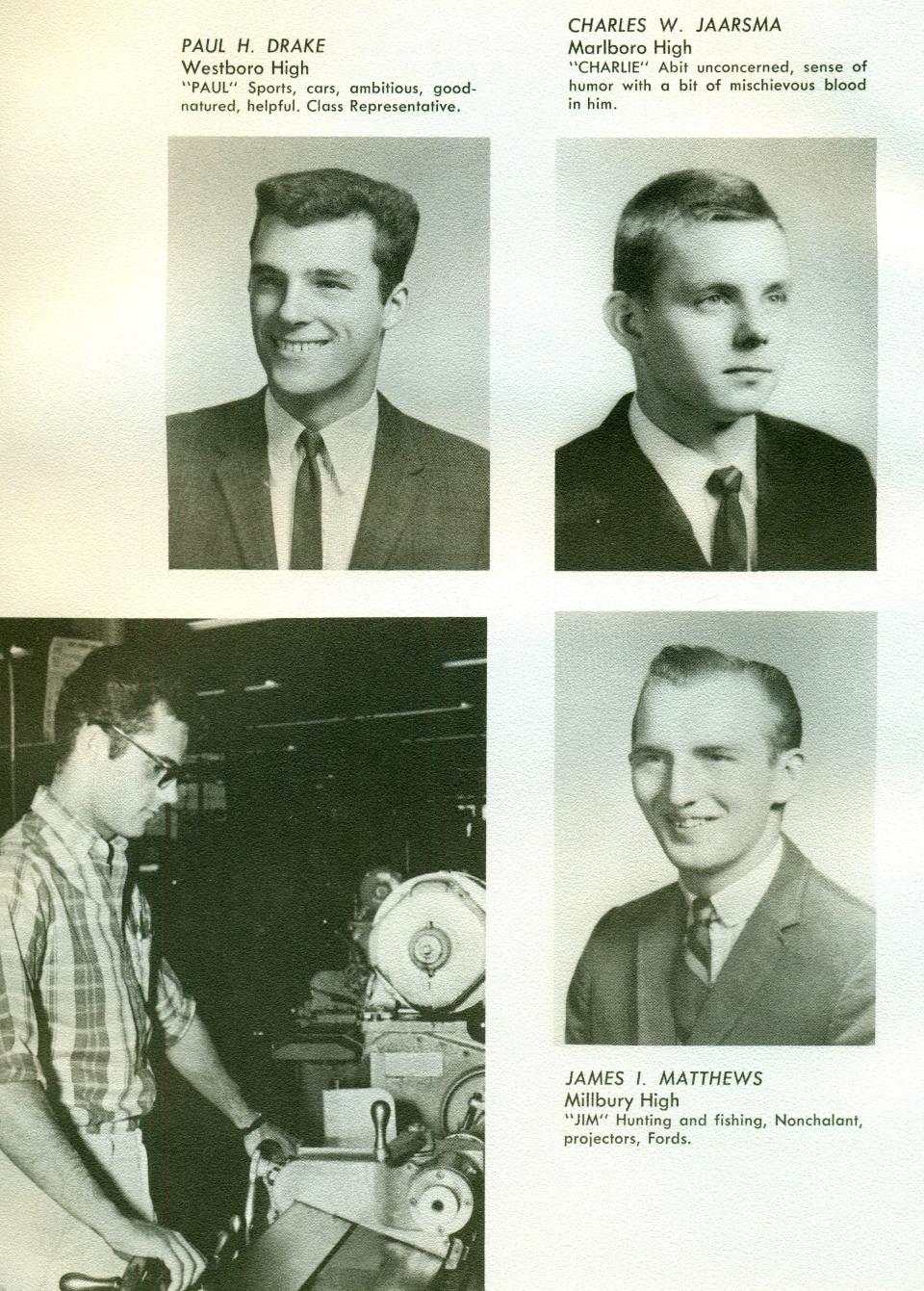 Worcester Industrial Technical Institute Class of 1967 Yearbook Machine Technology