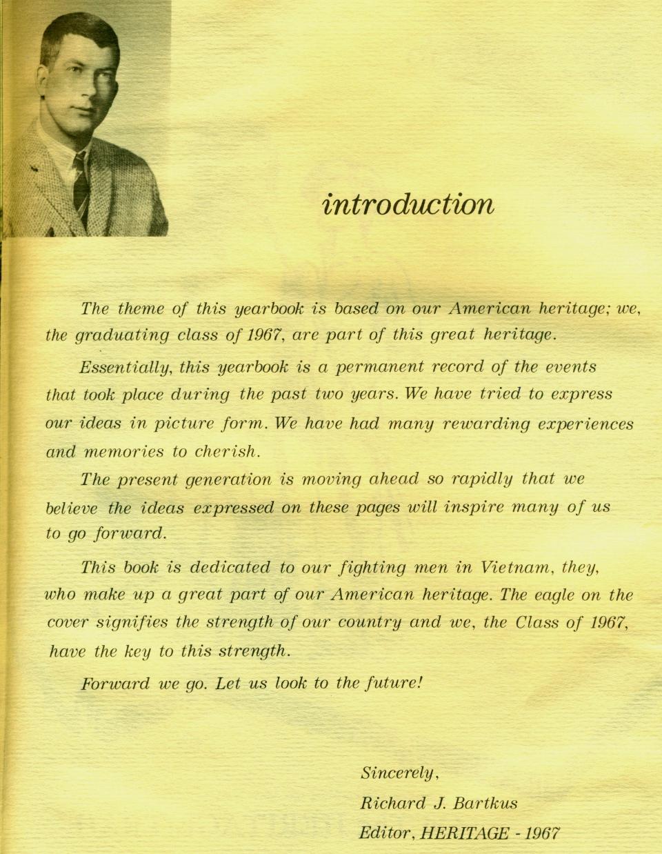 Worcester Industrial Technical Institute Class of 1967 Yearbook Introduction
