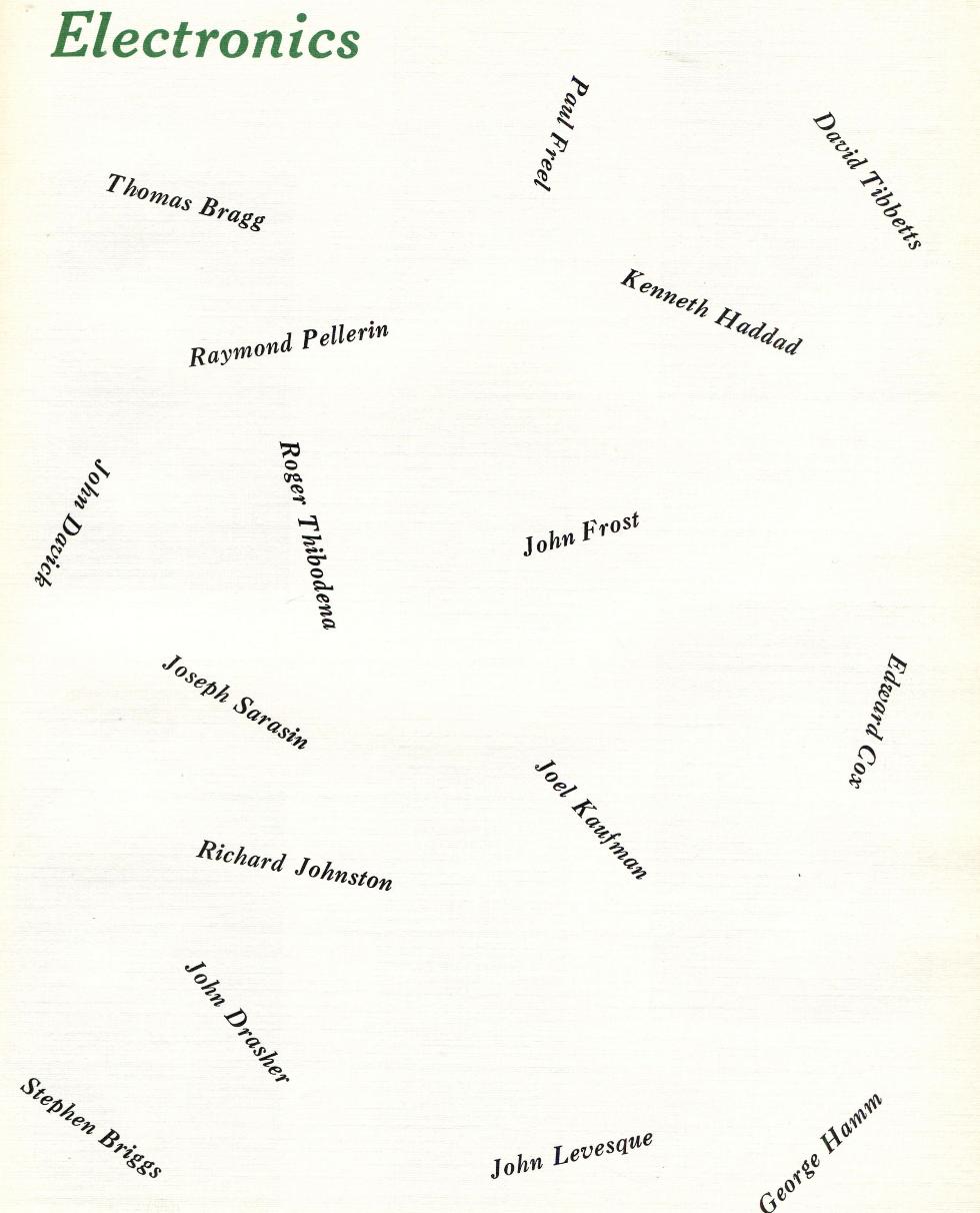 Worcester Industrial Technical Institute Class of 1968 Yearbook Industrial Electronics