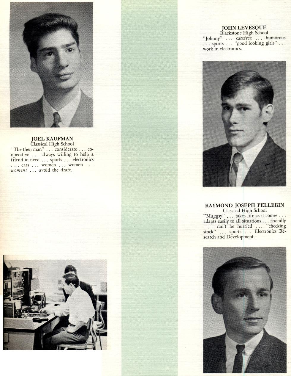 Worcester Industrial Technical Institute Class of 1968 Yearbook Industrial Electronics