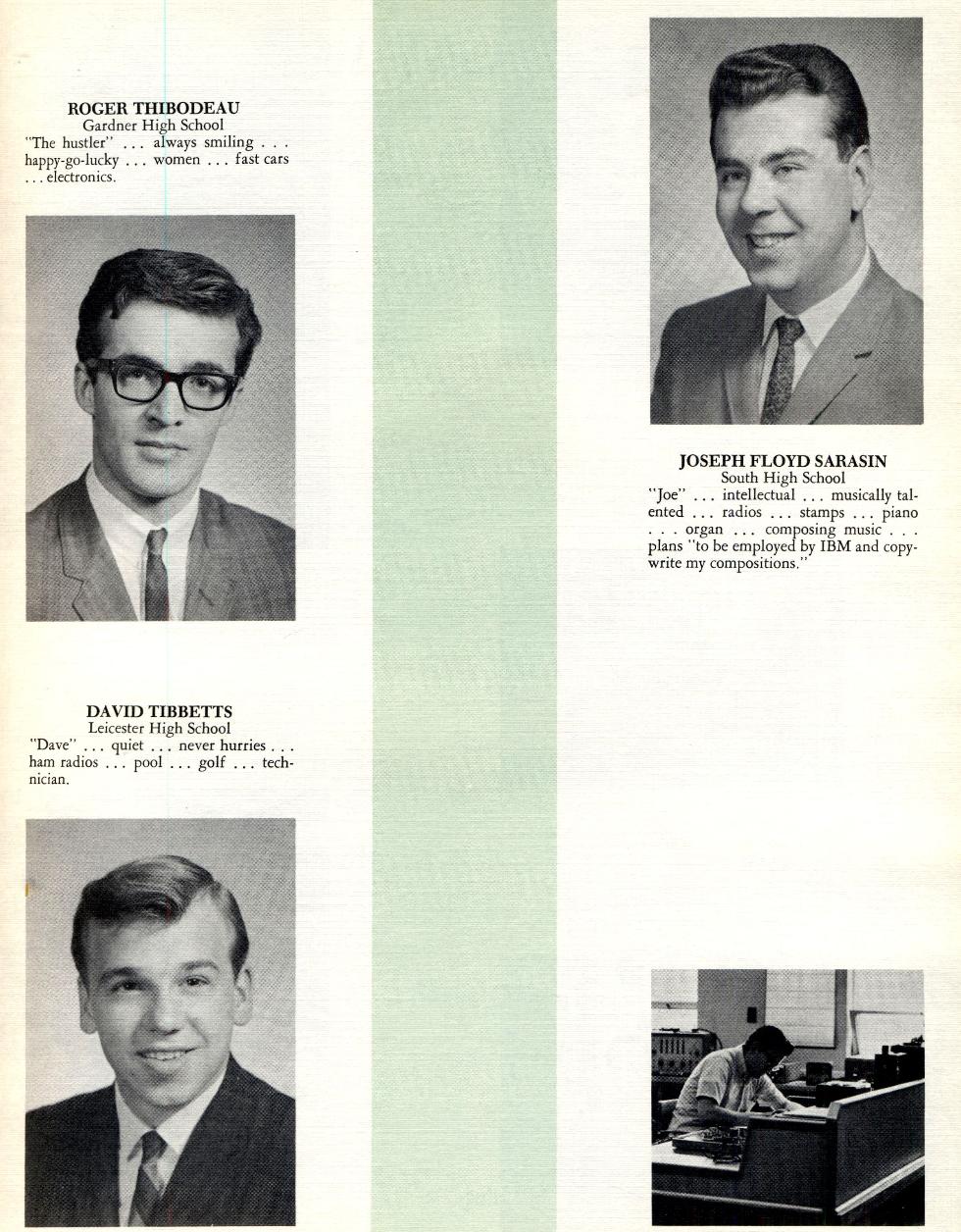 Worcester Industrial Technical Institute Class of 1968 Yearbook Industrial Electronics