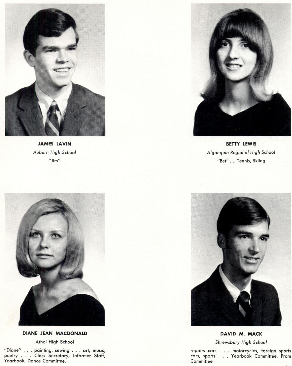 Worcester Industrial Technical Institute - Class of 1969 - Data Processing