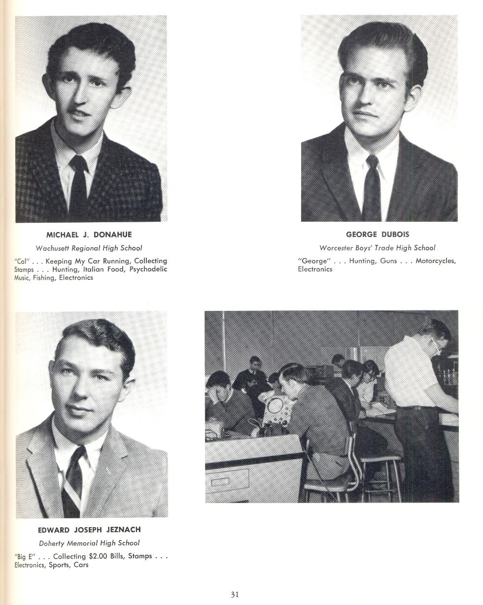 Worcester Industrial Technical Institute - Class of 1969 - Electronics Technology