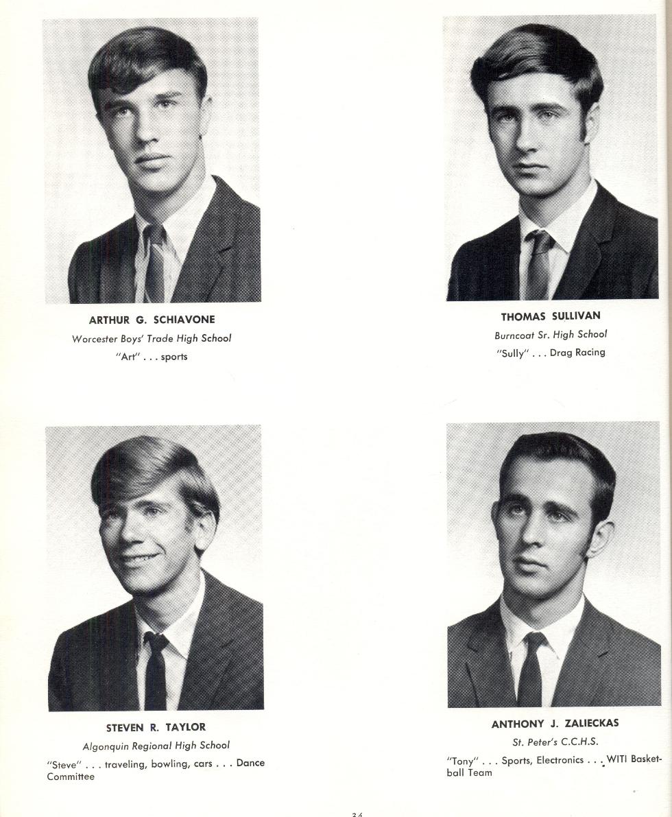 Worcester Industrial Technical Institute - Class of 1969 - Electronics Technology