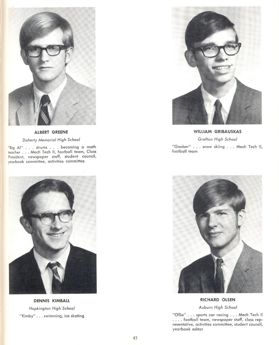 Worcester Industrial Technical Institute - Class of 1969 - Mechanical Technology