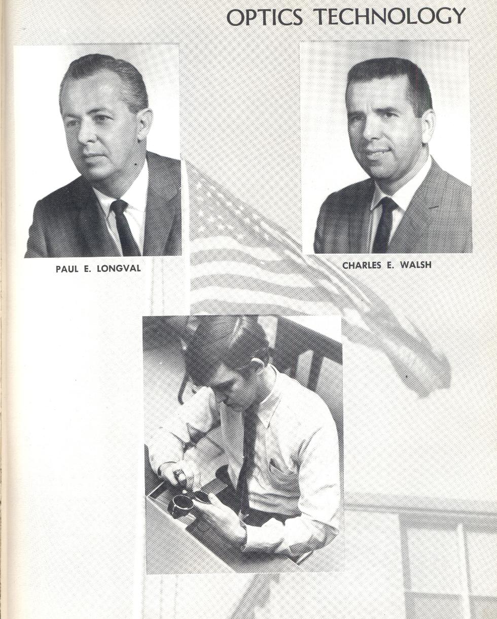Worcester Industrial Technical Institute - Class of 1969 - Optics Technology