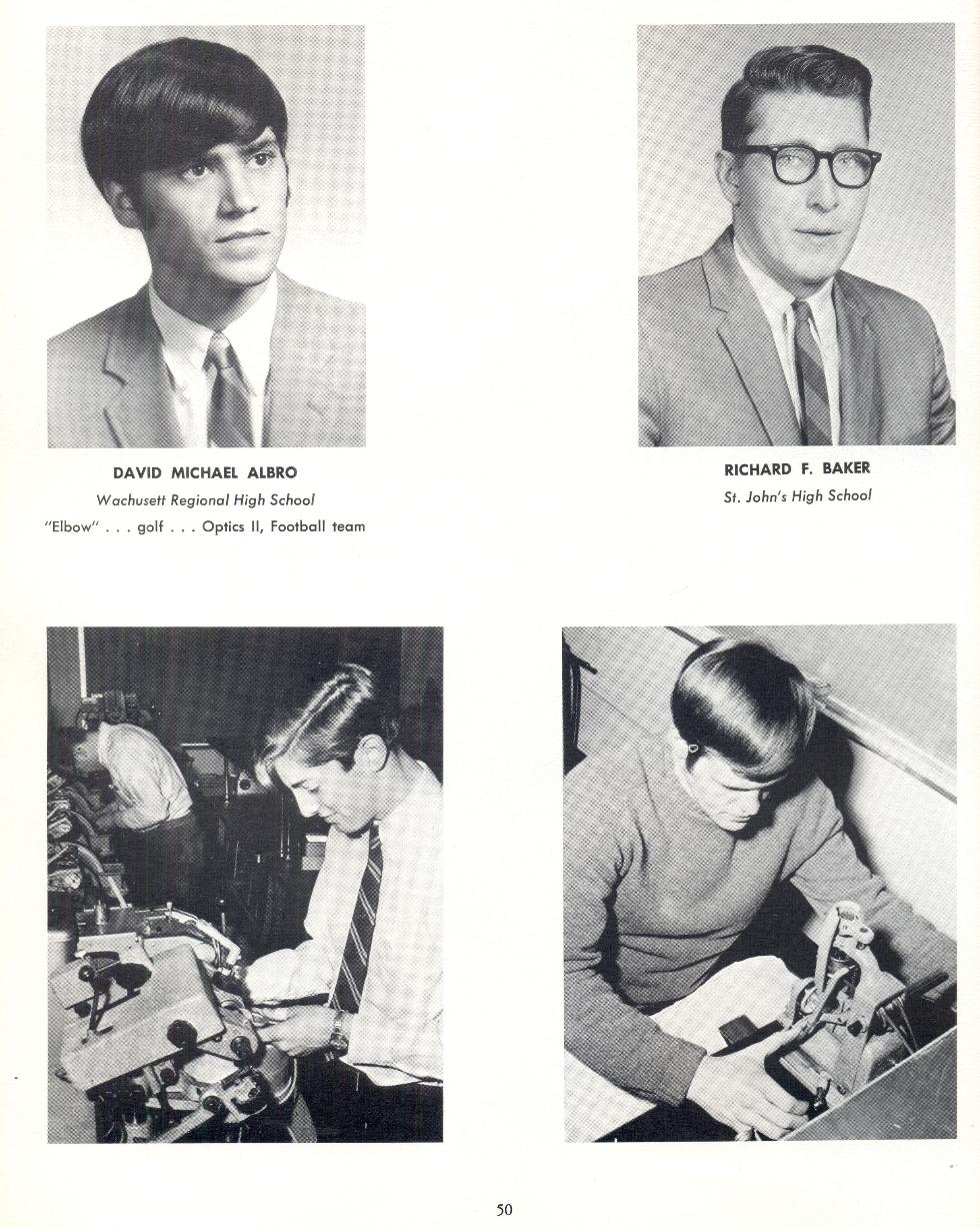 Worcester Industrial Technical Institute - Class of 1969 - Optics Technology