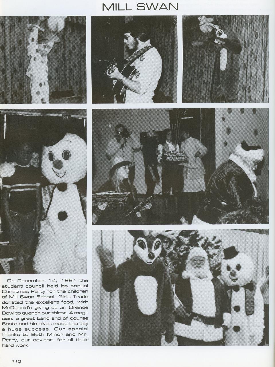 Worcester Industrial Technical Institute Class of 1982 Mill Swan Christmas