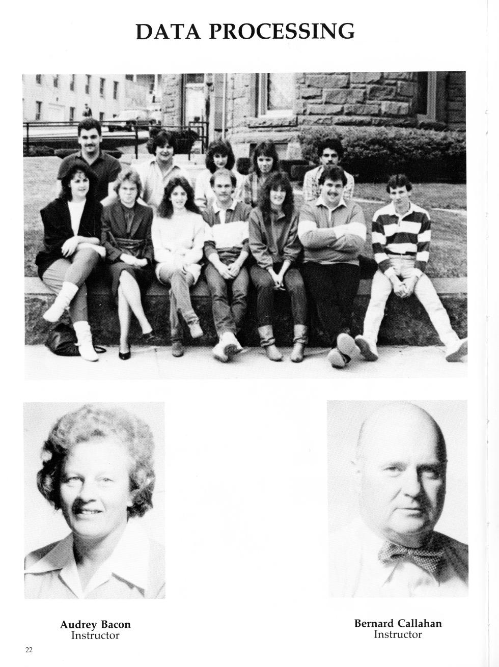 Worcester Industrial Technical Institute Data Processing Class of 1987