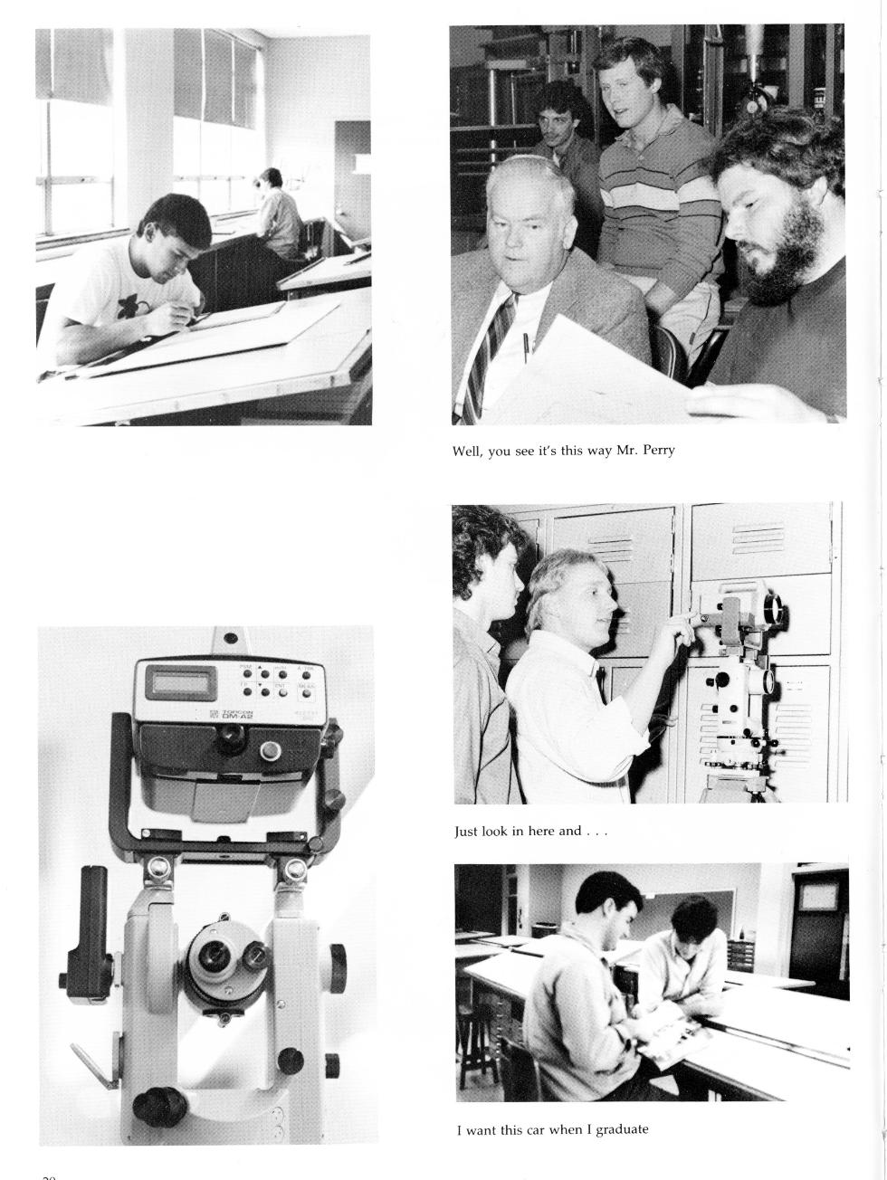 Worcester Industrial Technical Institute Class of 1987 Yearbook Architecture & Construction Candids