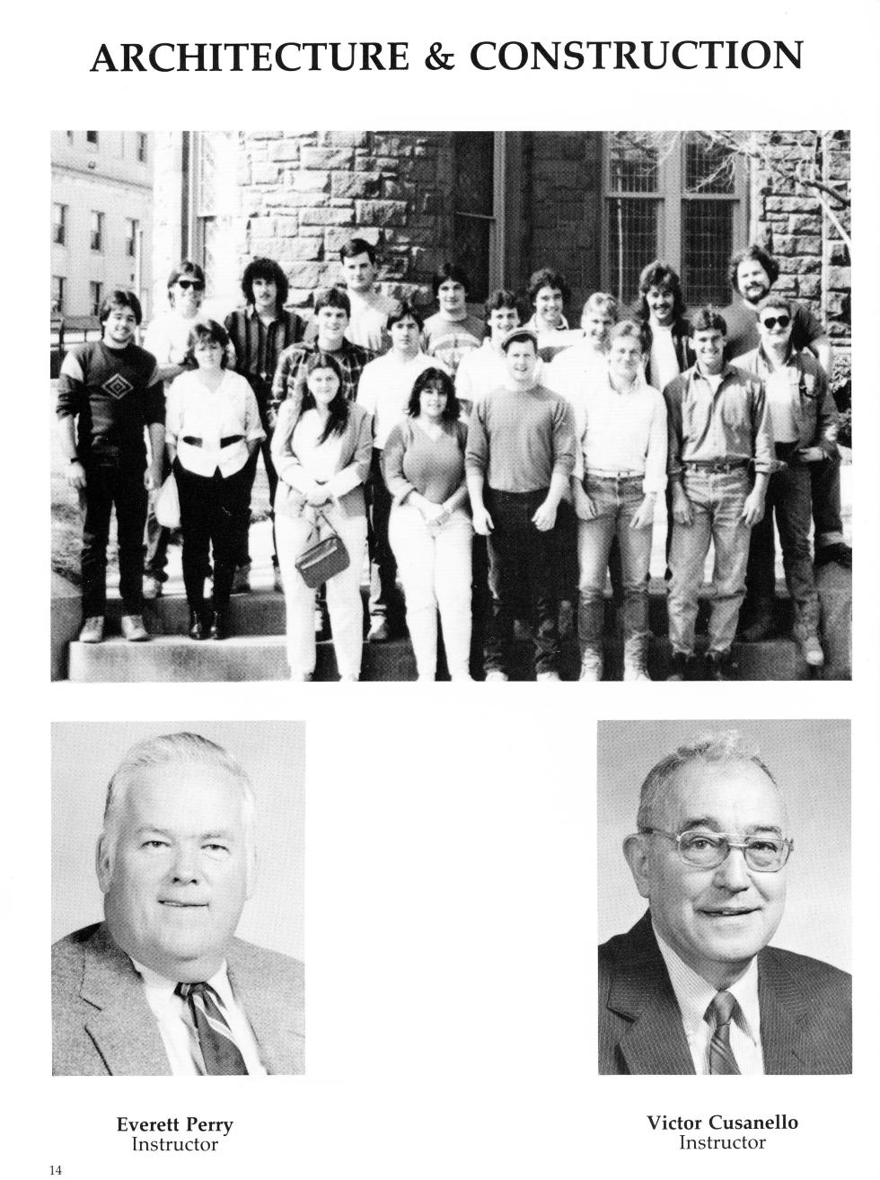 Worcester Industrial Technical Institute Class of 1987 Yearbook Architecture & Construction