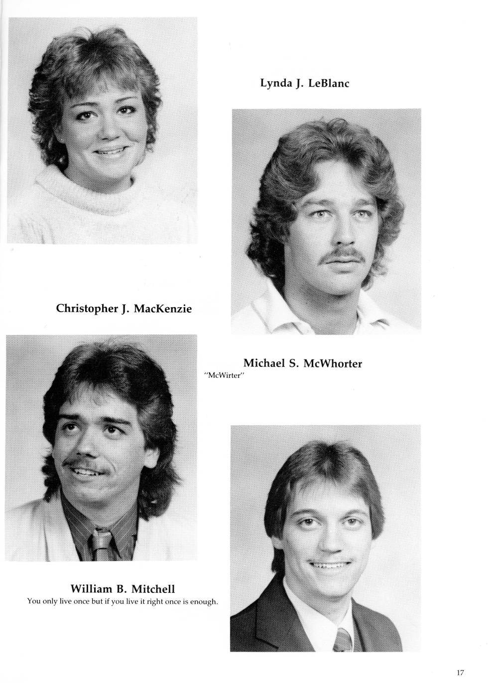 Worcester Industrial Technical Institute Class of 1987 Yearbook Architecture & Construction Lynda Leblanc