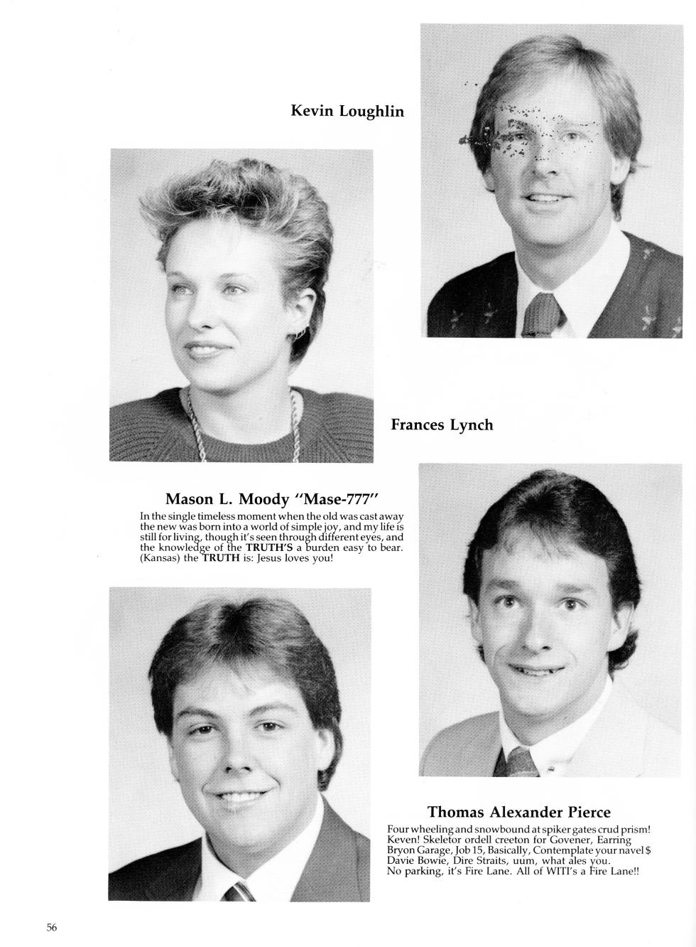 Worcester Industrial Technical Institute - Ophthalmic Dispensing Technology Class of 1987
