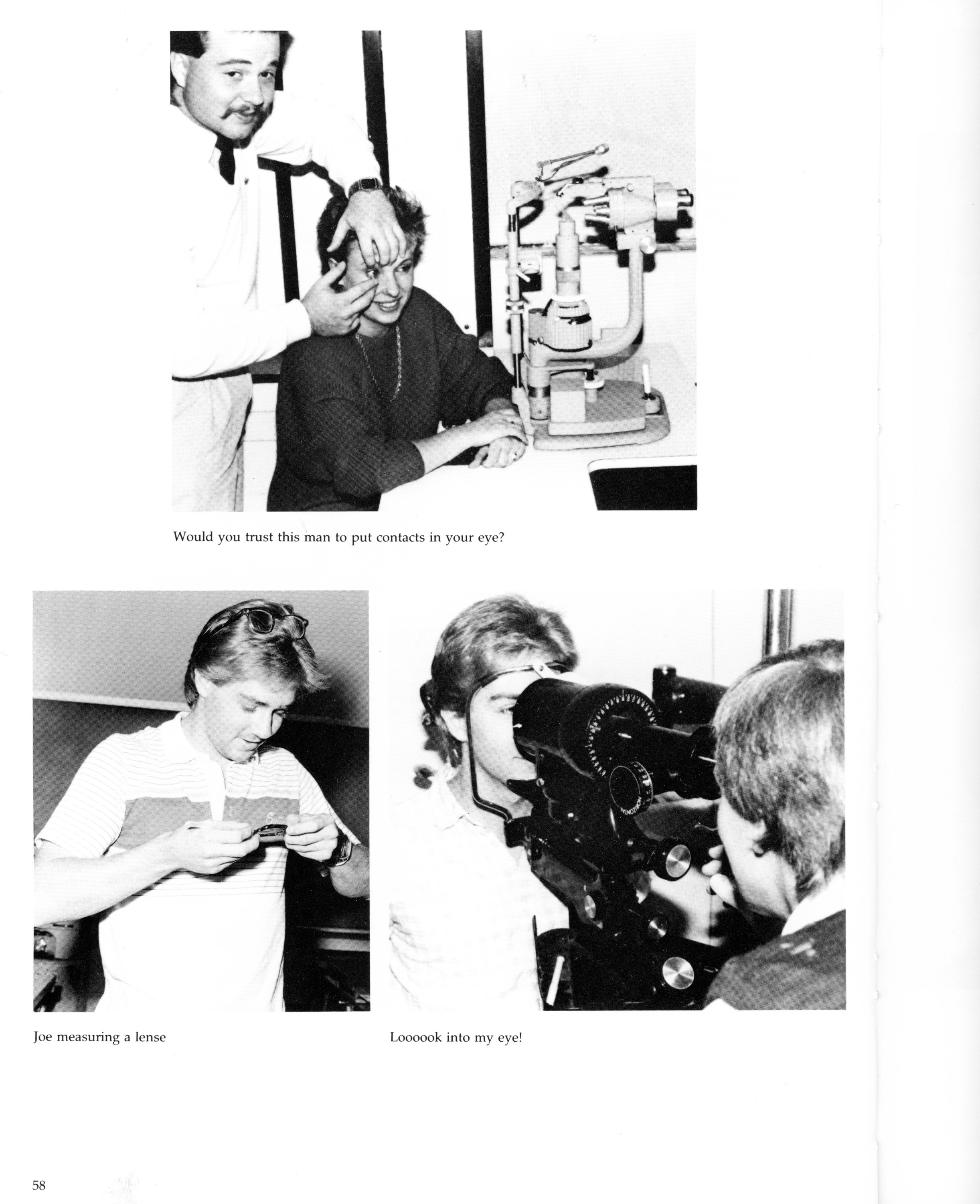 Worcester Industrial Technical Institute - Ophthalmic Dispensing Technology Class of 1987