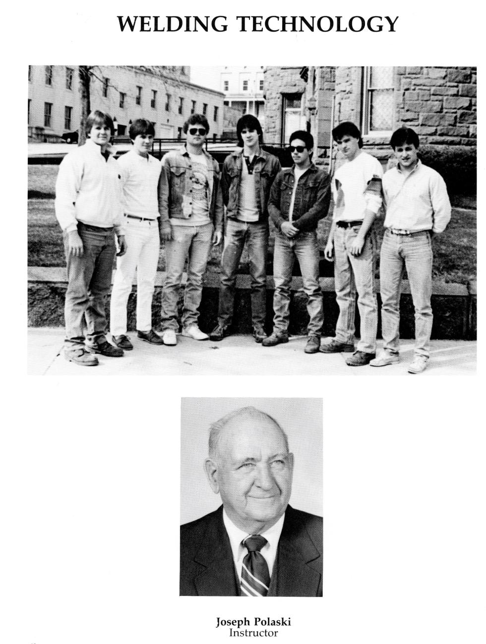 Worcester Industrial Technical Institute - Welding Technology Class of 1987